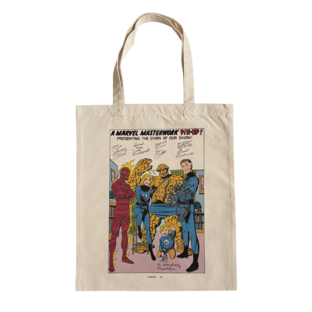 【SUNLOVE】[The Fantastic Four] Tote Bag /追跡付 新商品のご紹介 | MARVEL POP UP STORE by Small Planet