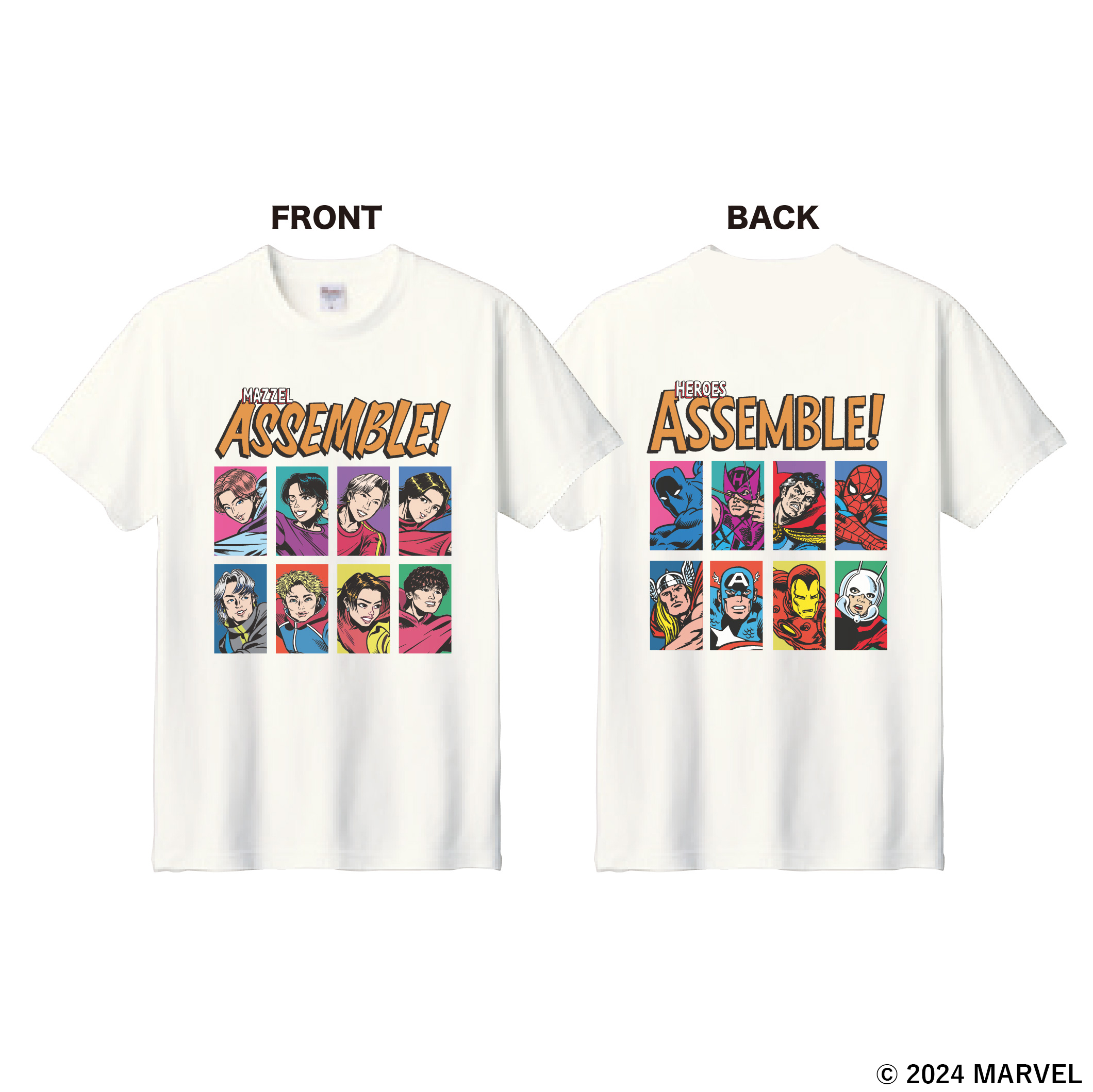 Tシャツ/ASSEMBLE! | MARVEL POP UP STORE by Small Planet